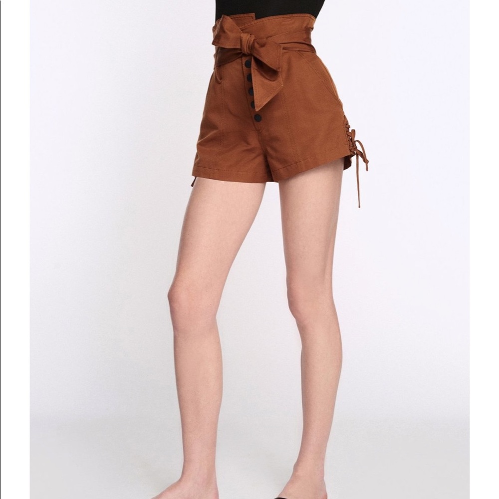 Marissa Webb Gia Faille Shorts
